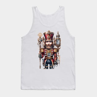 Steampunk Christmas Nutcracker Tank Top